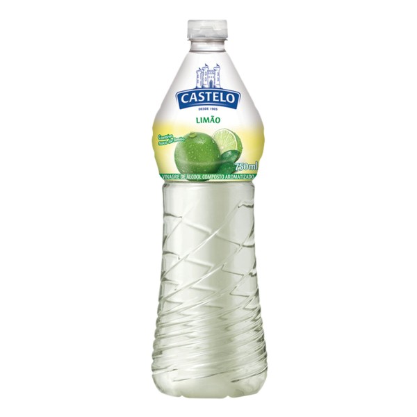 Encontraproduto.com.br - Vinagre de Álcool Castelo Limão Frasco com 750ml