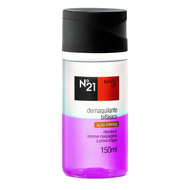 Encontraproduto.com.br - Demaquilante Bifásico N°21 Rosa 150Ml
