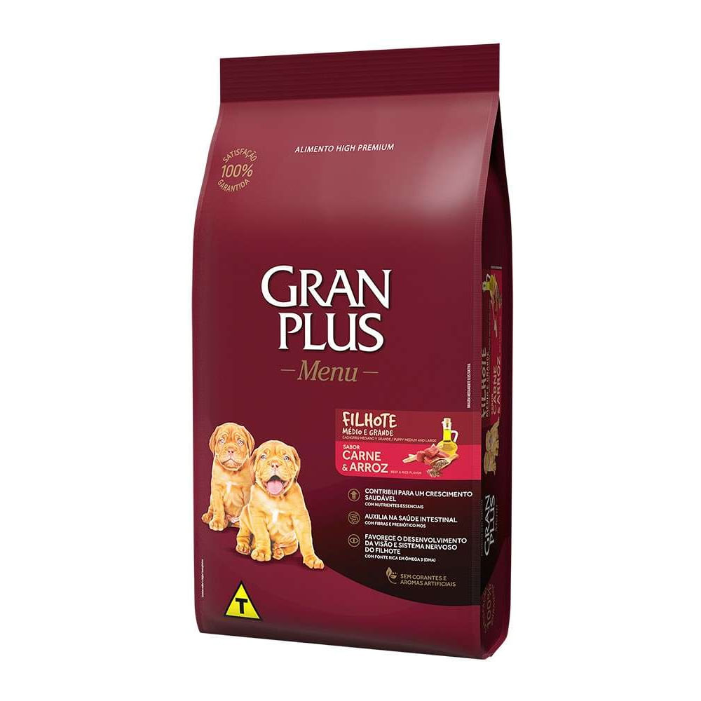 Ração Gran Plus Menu Cão Filhote