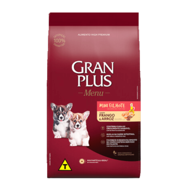 Encontraproduto.com.br - Ração Gran Plus Menu Cão Filhote Mini Frango e Arroz