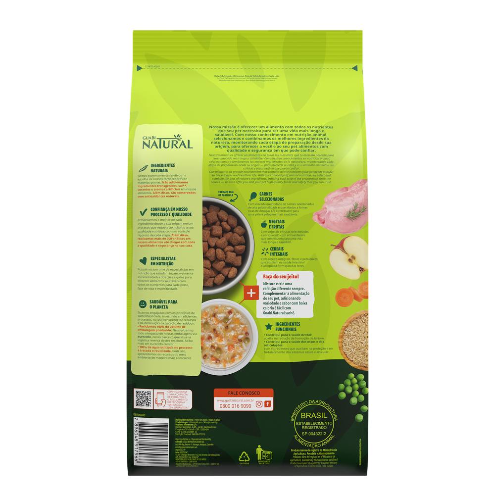 Encontraproduto.com.br - Ração Guabi Natural Cão Sênior Médio/gde Frango E Arroz 12kg