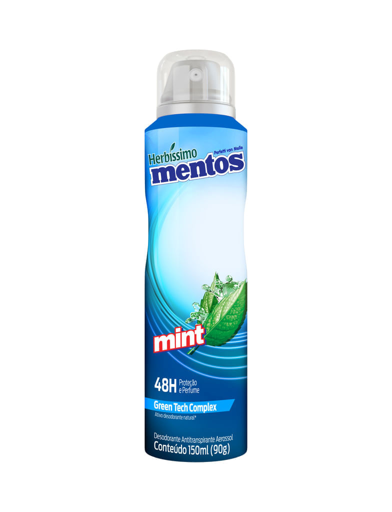 Encontraproduto.com.br - Desodorante Antitranspirante Aerossol Herbissimo Mentos Mint