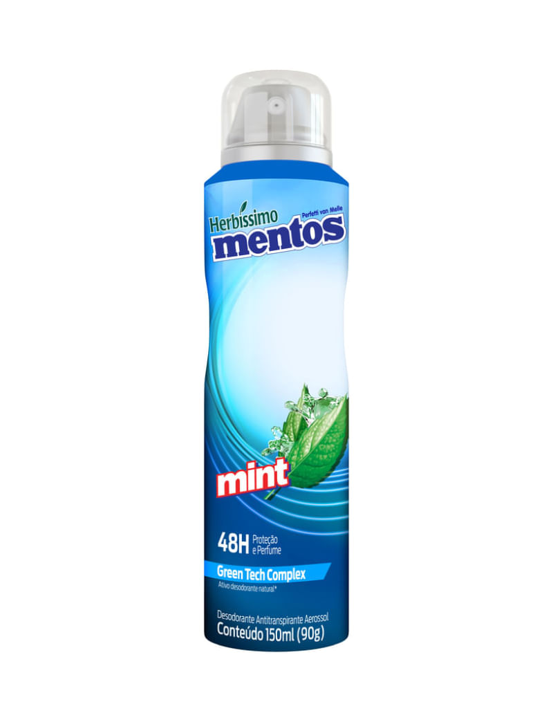 Encontraproduto.com.br - Desodorante Antitranspirante Aerossol Herbissimo Mentos Mint