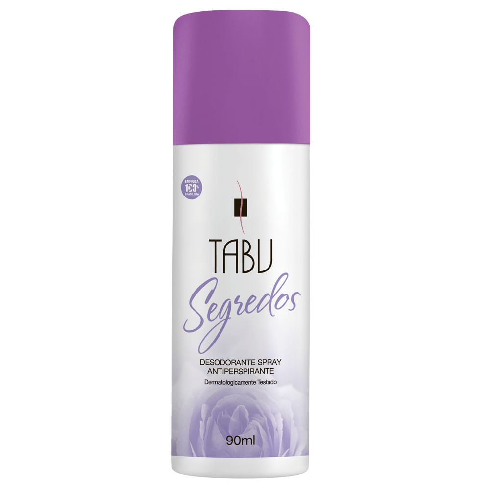 Encontraproduto.com.br - Desodorante Spray Tabu Segredos 90Ml