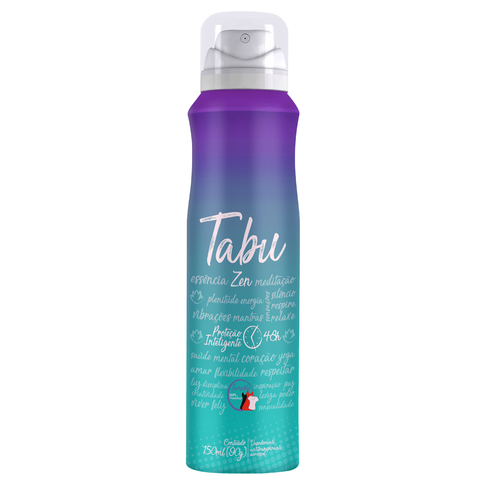 Desodorante Tabu Zen Aerossol 150ml