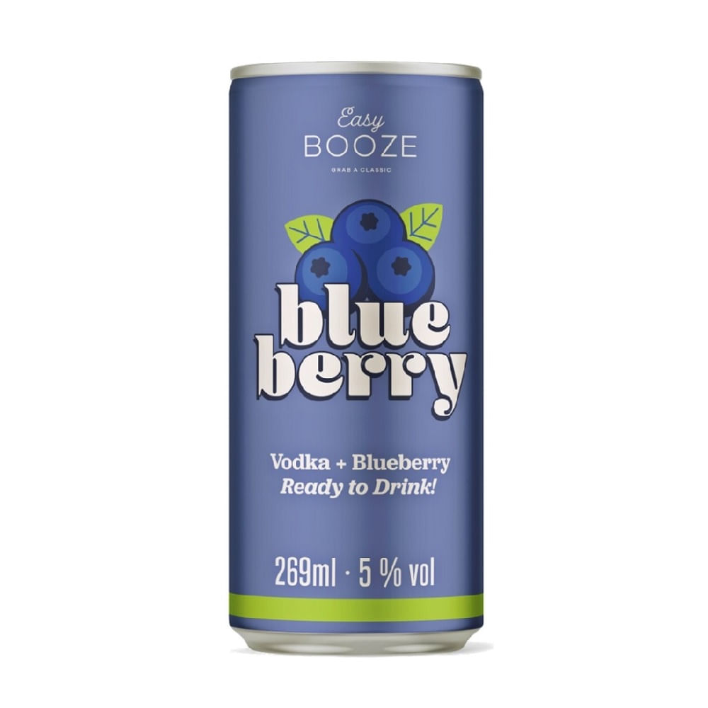 Drink Easy Booze Blueberry Velho Barreiro 269 Ml