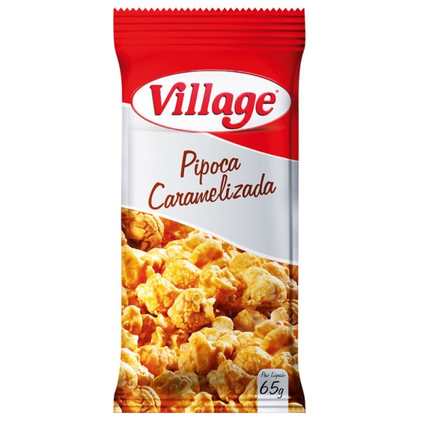 Encontraproduto.com.br - Pipoca Pronta Caramelizada Village 45g