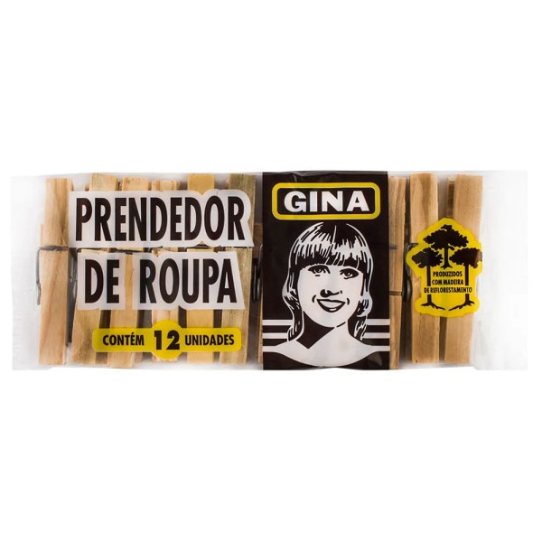 Encontraproduto.com.br - Prendedor Roupa Gina C12