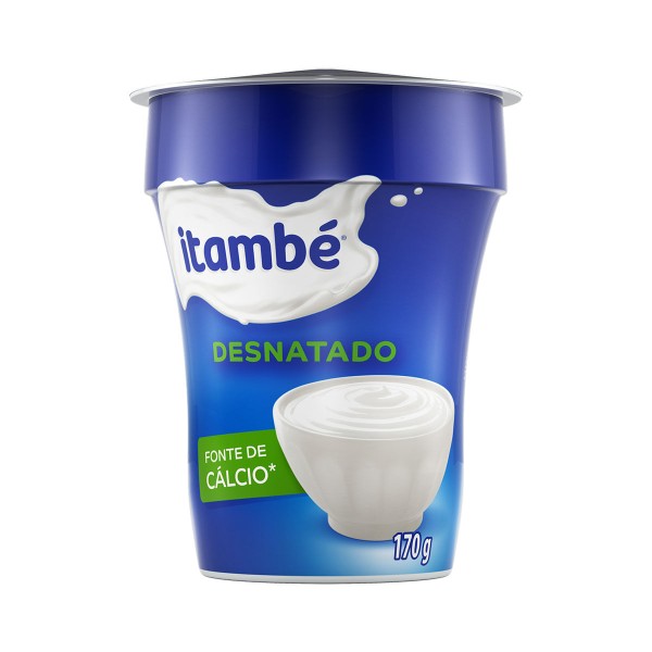 Encontraproduto.com.br - Iogurte Natural Itambé Desnatado Copo com 170g