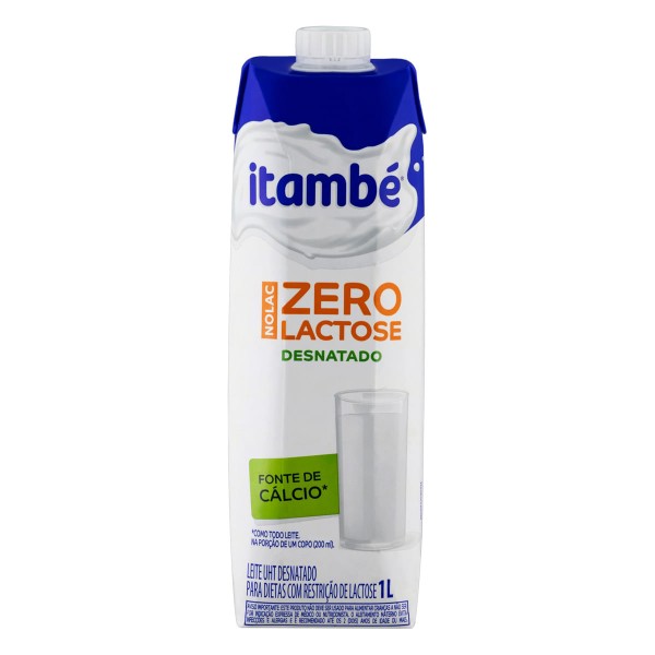 Encontraproduto.com.br - Leite Longa Vida Itambé Nolac Desnatado TP com 1L