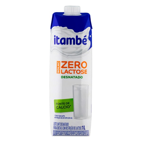 Encontraproduto.com.br - Leite Longa Vida Itambé Nolac Desnatado TP com 1L