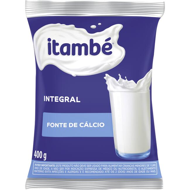 Encontraproduto.com.br - Leite em Pó Itambé Integral Pacote com 400g