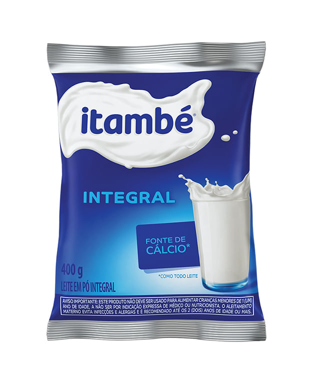 Encontraproduto.com.br - Leite em Pó Itambé Integral Pacote com 400g