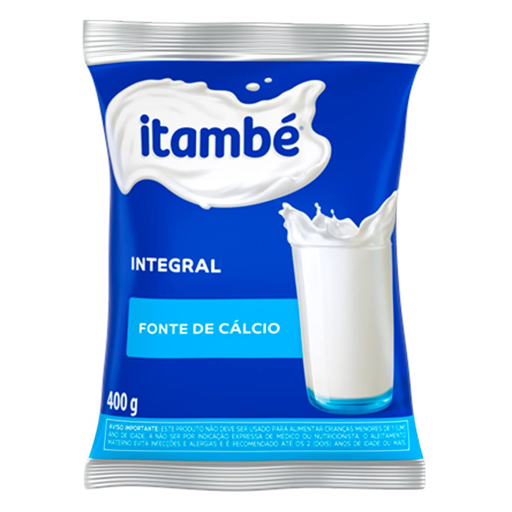 Encontraproduto.com.br - Leite em Pó Itambé Integral Pacote com 400g