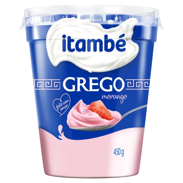 Encontraproduto.com.br - Iogurte Integral Grego Morango Itambé 500g