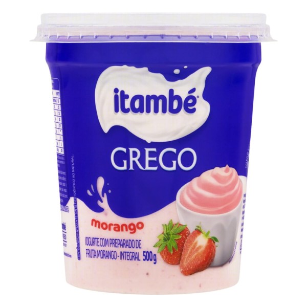 Encontraproduto.com.br - Iogurte Integral Grego Morango Itambé 500g