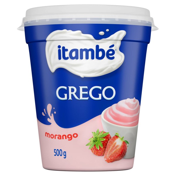 Encontraproduto.com.br - Iogurte Integral Grego Morango Itambé 500g