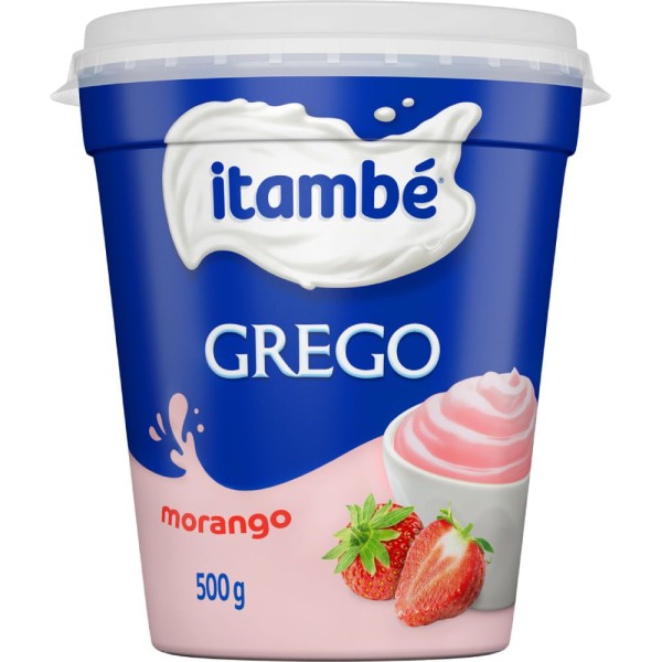 Encontraproduto.com.br - Iogurte Integral Grego Morango Itambé 500g