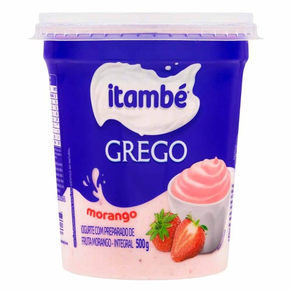 Encontraproduto.com.br - Iogurte Integral Grego Morango Itambé 500g