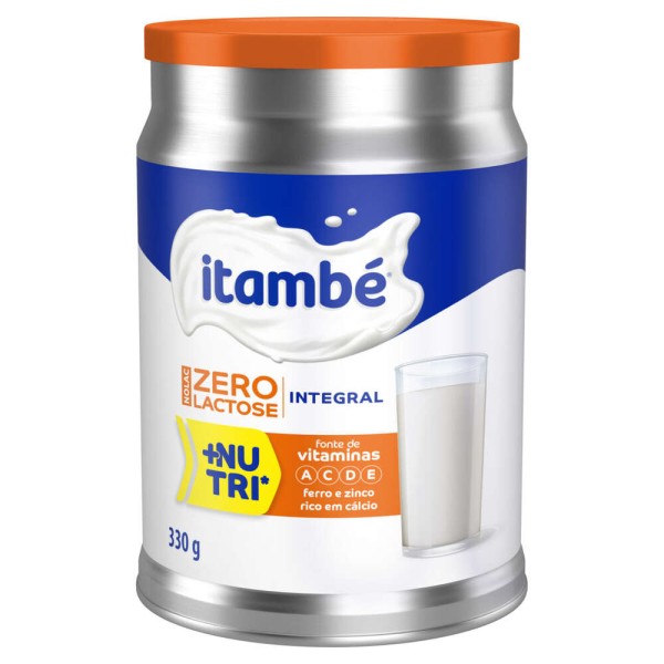 Encontraproduto.com.br - Leite Pó Instantâneo Integral Zero Lactose Itambé Nolac + Nutri Lata 330g