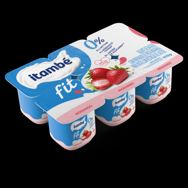 Encontraproduto.com.br - Iogurte Polpa Fit Itambé Zero Lactose Morango 540g