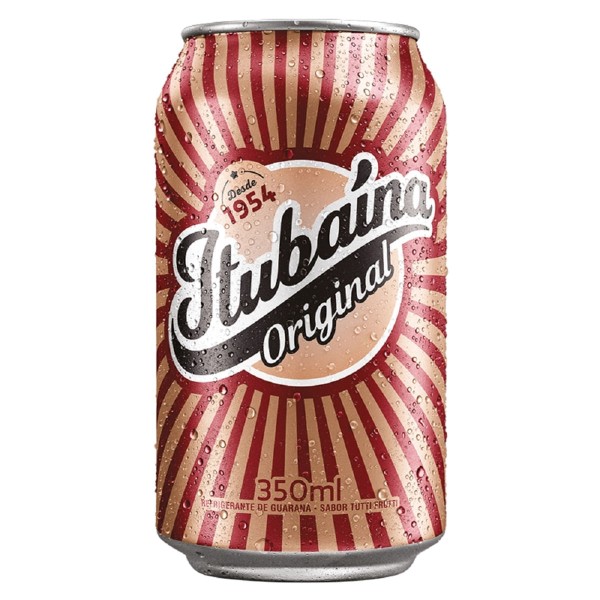 Encontraproduto.com.br - Refrigerante Tutti Frutti Itubaína Retrô Lata Pack com 12 Unidades 350ml Cada