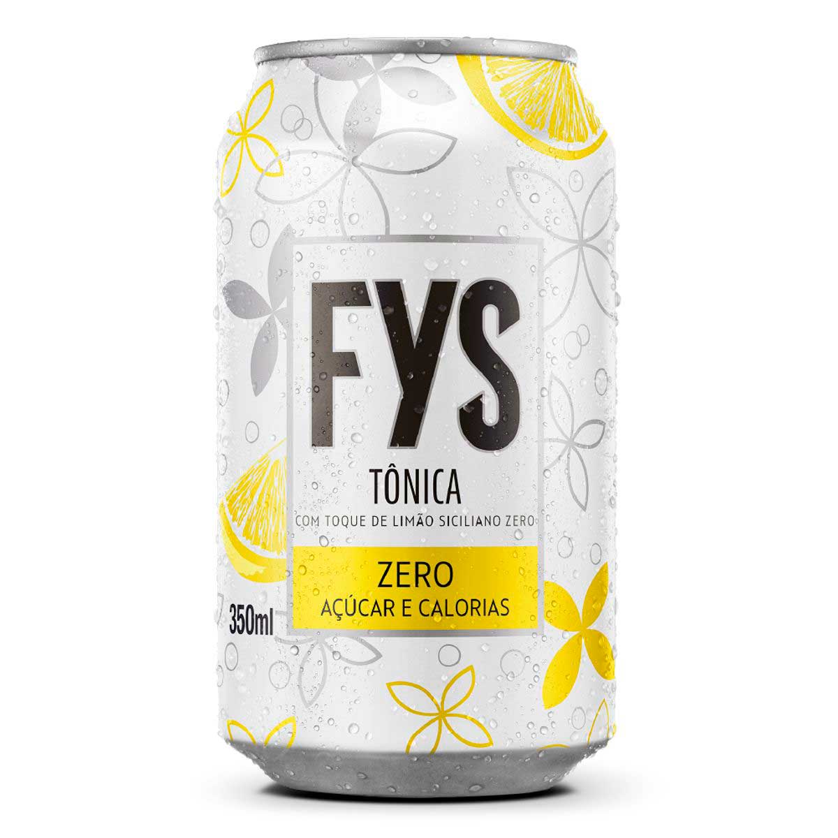 Encontraproduto.com.br - ÁGUA TÔNICA ZERO FYS 350ML