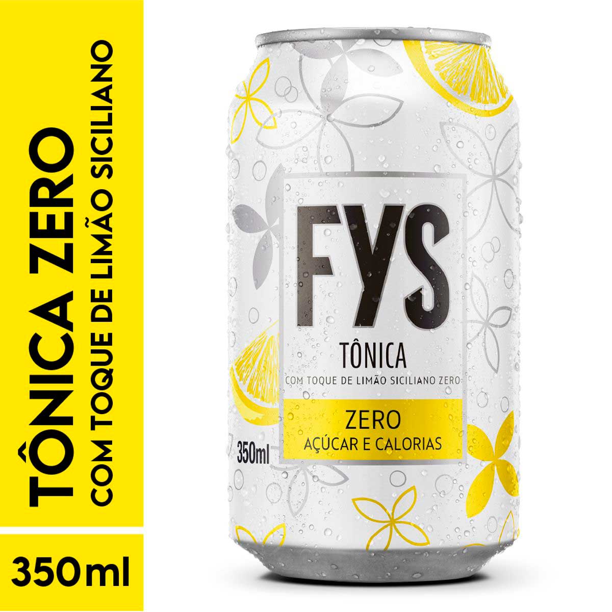 Encontraproduto.com.br - ÁGUA TÔNICA ZERO FYS 350ML