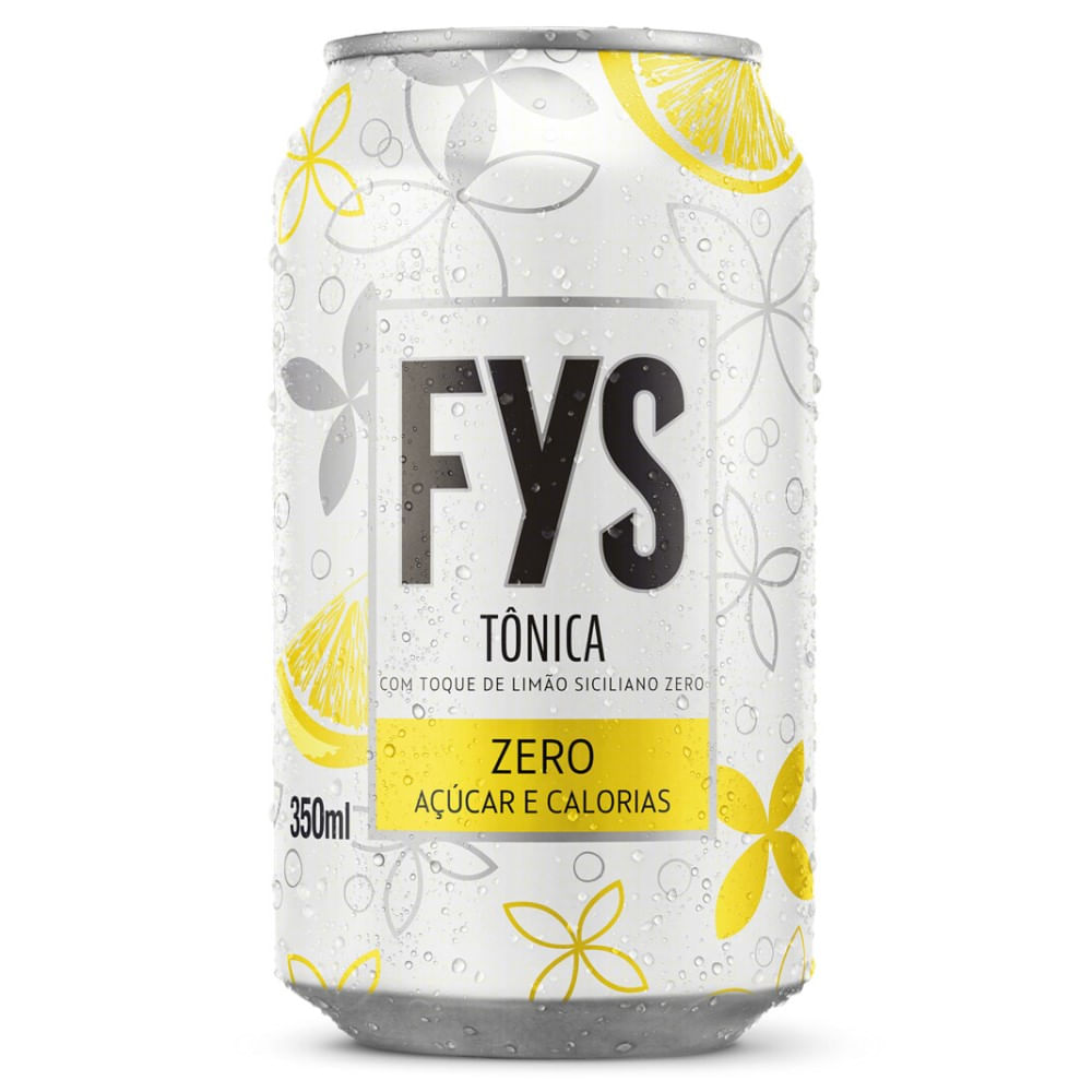 Encontraproduto.com.br - ÁGUA TÔNICA ZERO FYS 350ML