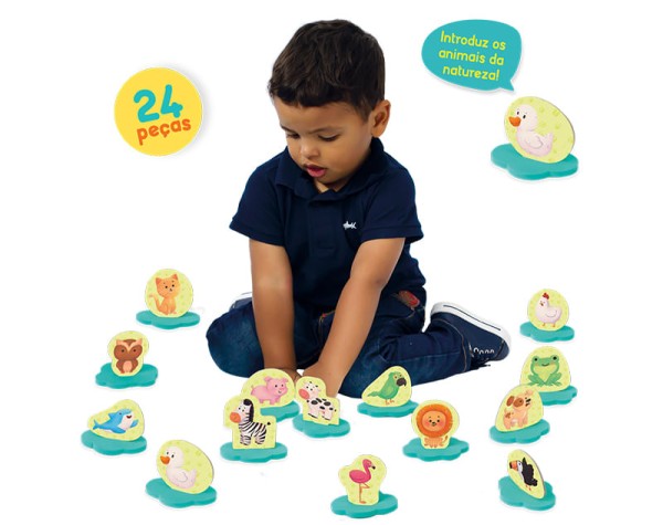 Encontraproduto.com.br - Kit Meus Primeiros Animais Toyster 002782