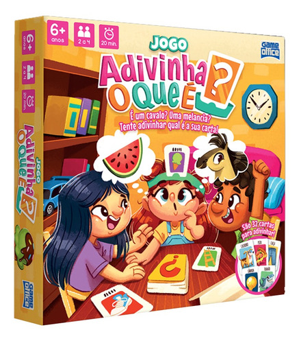 Jogo Adivinha O Que É? - Toyster