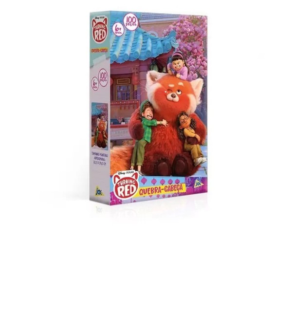 Encontraproduto.com.br - Quebra-Cabeça - Disney Pixar - Turning Red - 100 Peças - Toyster