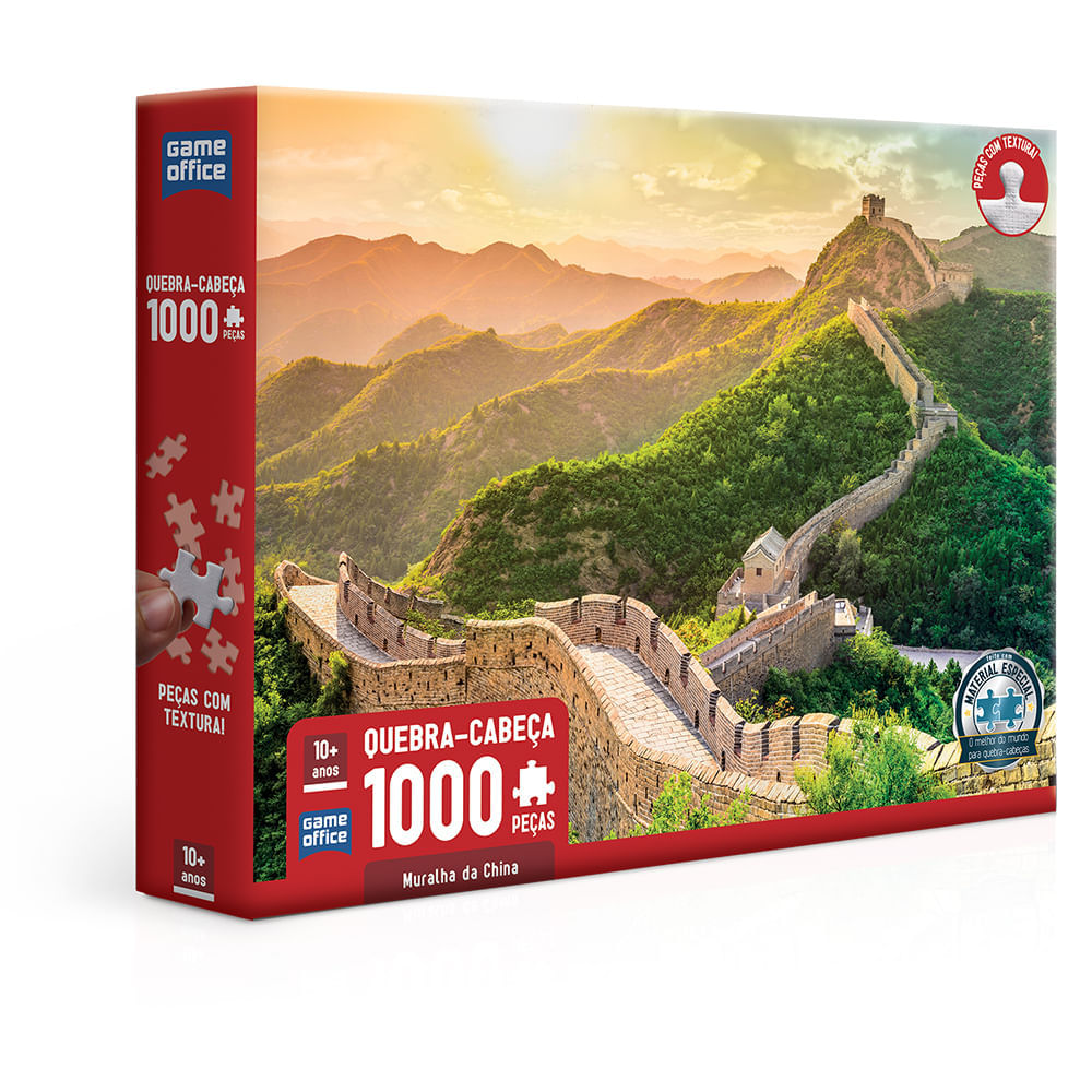 Encontraproduto.com.br - Quebra Cabeça 1000 Peças Muralha Da China Toyster 003064