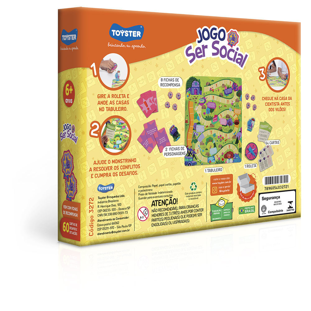 Encontraproduto.com.br - Jogo Ser Social - Toyster