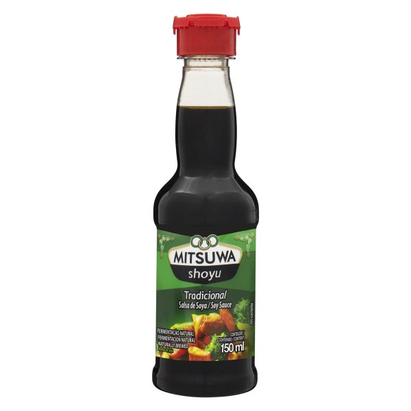 Encontraproduto.com.br - Molho Shoyu Mitsuwa Tradicional Frasco 150 ml