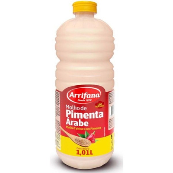 Molho de Pimenta Arrifana Árabe Pet com 1,01L