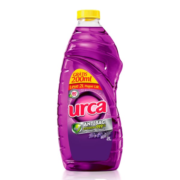 Encontraproduto.com.br - Desinfetante Urca Pinho Lavanda L2P1,8L