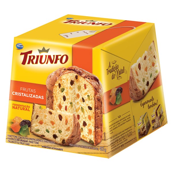 Encontraproduto.com.br - Panettone Triunfo Frutas 400G