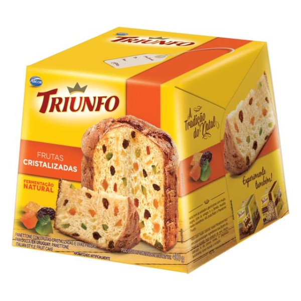 Encontraproduto.com.br - Panettone Triunfo Frutas 400G