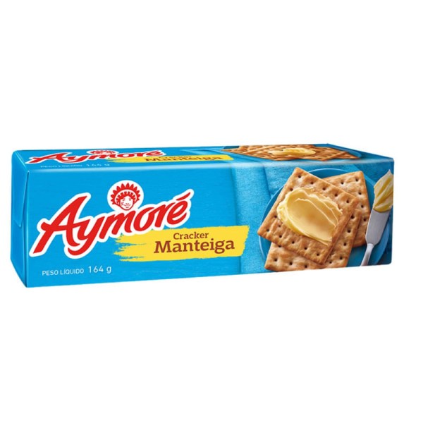 Encontraproduto.com.br - Biscoito Cracker Manteiga Aymoré Pacote 164g