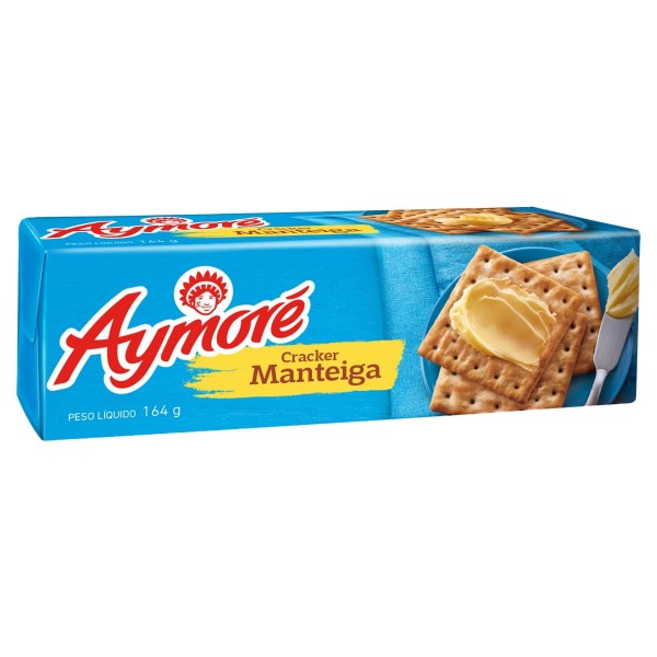 Encontraproduto.com.br - Biscoito Cracker Manteiga Aymoré Pacote 164g