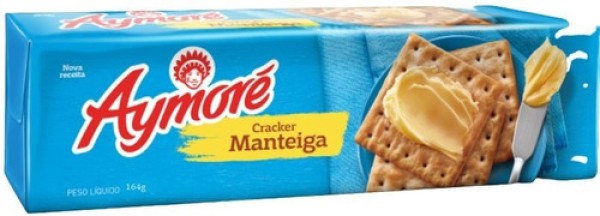 Biscoito Cracker Manteiga Aymoré Pacote 164g