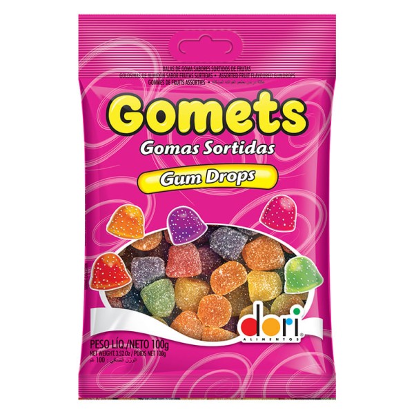 Encontraproduto.com.br - Goma Dori Gomets 100g