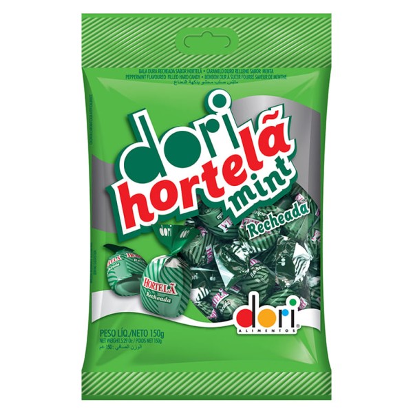 Encontraproduto.com.br - Balas Dori Recheada Hortela 150G