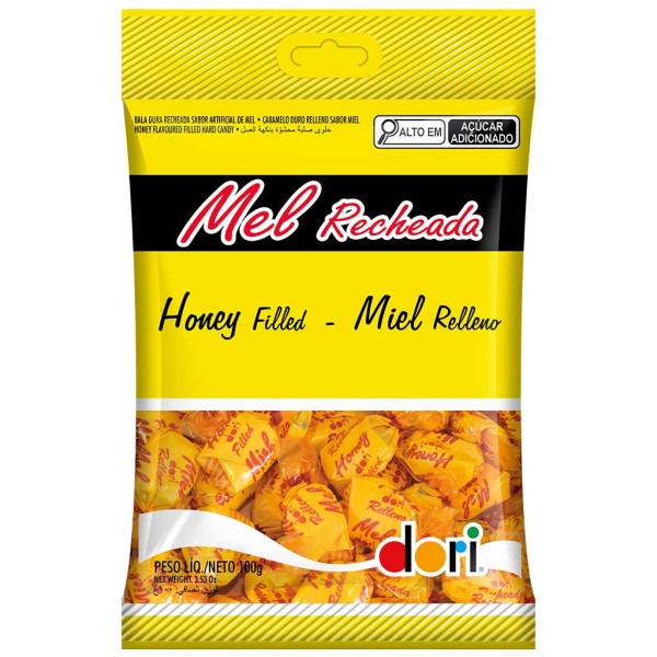 Bala Mel Recheada 100g - Dori