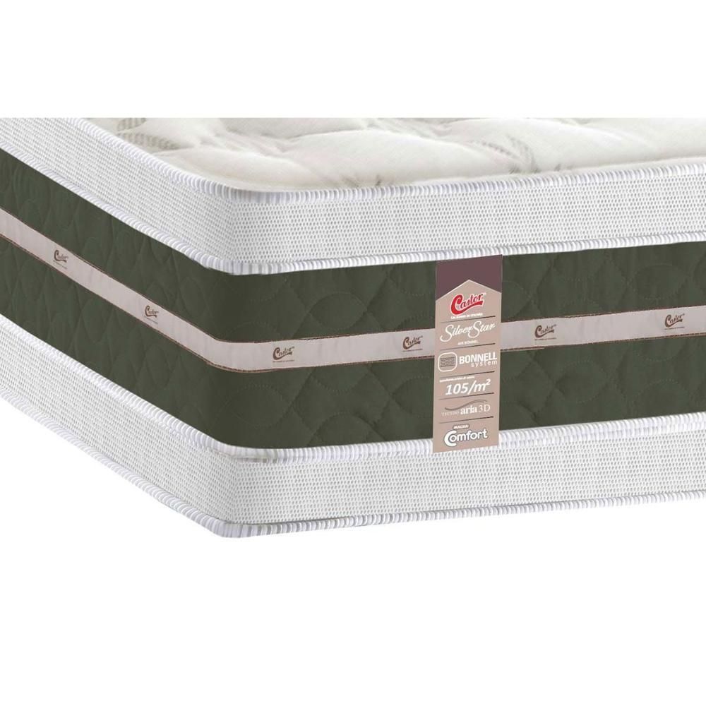 Encontraproduto.com.br - Cama Box Casal: Colchão Espuma D45 Orthoflex Genova + Base Crc Suede Clean(138X188)