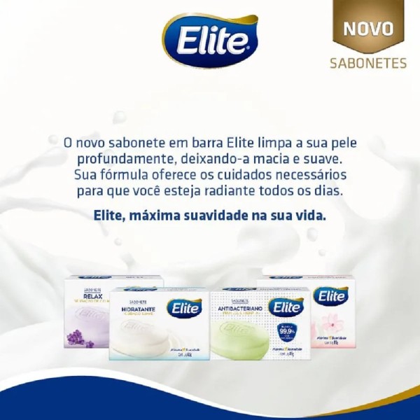 Encontraproduto.com.br - Sabonete em Barra Elite Hidratante com 4 85g