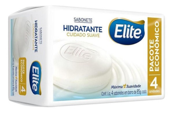 Sabonete em Barra Elite Hidratante com 4 85g