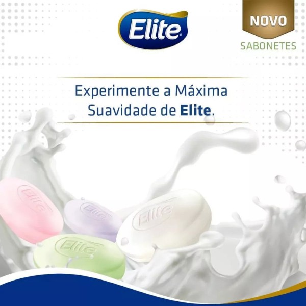 Encontraproduto.com.br - Sabonete em Barra Elite Antibacteriano com 4 Unidades 85g