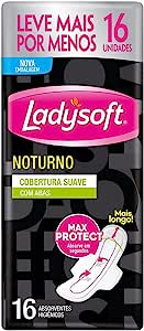 Absorvente Ladysoft Noturno Suave com Abas com 16 unidades